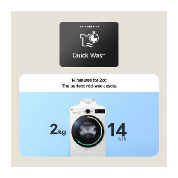 13kg AI Direct Drive Washing Machine Series 4, Black